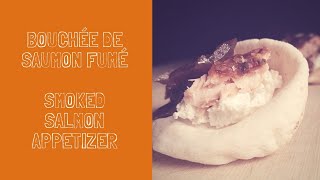 Bouchée de saumon fumé et fromage de chèvre [upl. by Pantia]