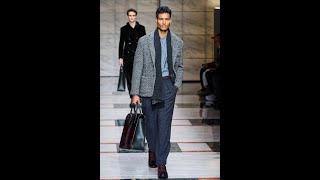 Giorgio Armani moda uomo inverno 20232024 [upl. by Gilchrist]