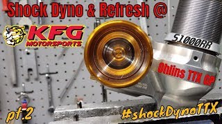 Ohlins TTX GP  Shock Dyno amp Rebuild  KFG Motorsports pt2  Irnieracing4k [upl. by Hareehat137]