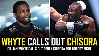 DEREK CHISORA amp DILLIAN WHYTE BOTH KEEN ON TRILOGY [upl. by Llenet]