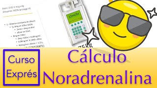 Calculo dosis de noradrenalina paso a paso [upl. by Latini]