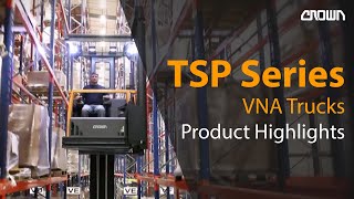 Crown VNA Trucks  TSP Series  Product Highlights [upl. by Adnamar]