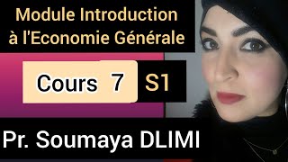 Cours 7quotFONCTIONS ECONOMIQUESPRODUCTIONquotModule INTRODUCTION à lECONOMIE GÉNÉRALEDr Soumaya DLIMI [upl. by Dorene]