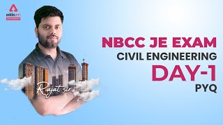 NBCC JE 2022  NBCC JE Civil Classes  Previous Year Question Paper 1 [upl. by Arayk]