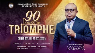 90 JOURS DE TRIOMPHE 190 KINSHASA DIM 06092024 PROPHÈTE DES NATIONS CHRISTIAN JACOB KABAMBA [upl. by Ettevets]