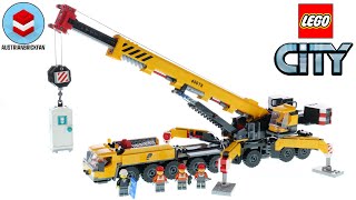 LEGO City 60409 Mobile Construction Crane – LEGO Speed Build Review [upl. by Naej]