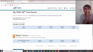 Reacting to My TOEFL IBT Scores [upl. by Arriet]