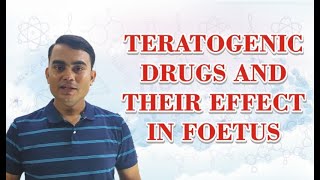 TERATOGENIC DRUGS AND THEIR EFFECT IN FOETUS  GPAT  NIPER  PHARMACIST [upl. by Nohtiek]