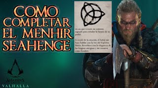 COMO COMPLETAR EL MENHIR SEAHENGE EN ASSASSINS CREED VALHALLA [upl. by Valenta248]