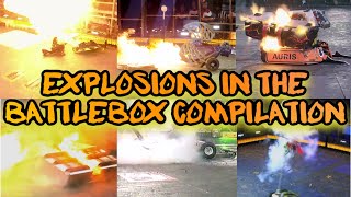 BattleBots  Explosions in the Battlebox Compilation [upl. by Acyssej]