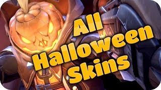 All Halloween 2016 Skins  Overwatch [upl. by Edan718]