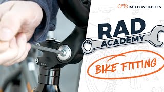 Basic Bike Fitting  Rad Academy [upl. by Evanthe]