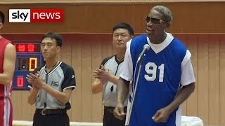 Dennis Rodman Sings Happy Birthday To BFF Kim JongUn [upl. by Mariellen86]