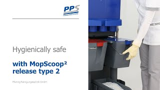 Cleaning and disinfection of hygienically sensitive areas with MopScoop²  release type 2 hand [upl. by Lull831]