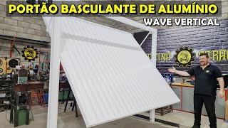 Como Montar Kit de Portão Basculante de Alumínio Wave Vertical da GAREN [upl. by Barth]