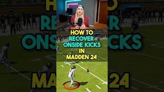 How To Recover Onside Kicks In Madden 24 [upl. by Ahtnamas]