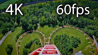 Intimidator 305 front seat onride 4K POV 60fps Kings Dominion [upl. by Willock341]