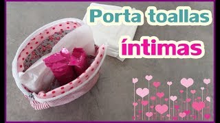 Porta Toallas Femeninas  Yuyis Creations  English subtitles [upl. by Llibyc389]