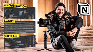 How To PLAN amp ORGANISE Your VIDEOS  Notion Filmmaking Workflow [upl. by Trina914]