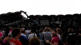 Main stage of Ottawa Bluesfest shortly after it collapsed due to high winds [upl. by Natale68]