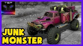 Crossout 211 ► Junkbows  Drone MONSTER TRUCK ¦ Build amp Gameplay [upl. by Ahsikal]