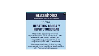 CURSO HEPATOPATIA CRITICA UTI PIROVANO SEGUNDA CLASE [upl. by Ahsenal]