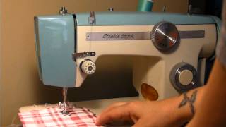 NIFTYTHRIFTYGIRL vintage NECCHI model 100 sewing machine [upl. by Marguerite]