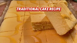 Taiwanese Castella CakeTraditional Cake Recipe easyrecipe cake bakerslife castellacake [upl. by Jolynn]