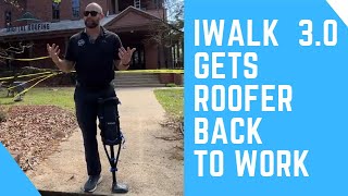 iWalk 30 Gets Roofer Back to Work [upl. by Enimassej]