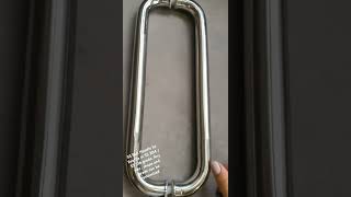 SS Pull by EveriteAny size  shape and grade can be customized pullhandle glasshardware [upl. by Honey]