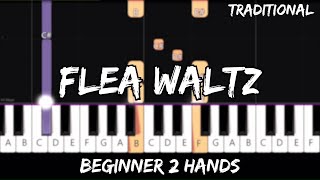 Traditional  Flohwalzer  Flea Waltz  Easy Piano Tutorial  For 2 Hands [upl. by Broderic]