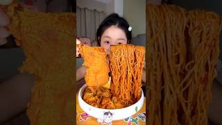 먹방 먹는 소리 Crispy Chicken Spicy Noodles Eating asmr mukbang eating 307 [upl. by Arrac]