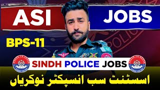 🔥 ASI  Assistant SubInspector jobs 2024  Sindh Police asi jobs Sindh public service commission [upl. by Skill]