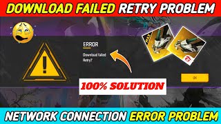 Free fire DOWNLOAD FAILED RETRY problem 😭 6 tricks 100 working 🔥Network problem solve 🥵 FF INDIA [upl. by Netniuq]