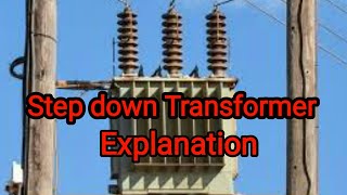 Step down transformer explanation in teluguelectricaldosteducationeee [upl. by Pearse719]