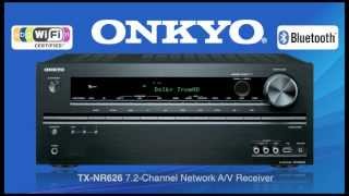 ONKYO TXNR626 BuiltIn Wireless amp Bluetooth Audio Streaming [upl. by Fidellia527]