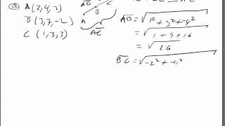 Determining if 3 points lie on a straight line [upl. by Sender]