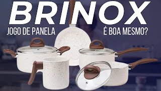 Jogo de Panela Brinox revestimento Ceramic Life  Onde comprar Jogo de Panelas em cerâmica da Brinox [upl. by Ettenirt223]