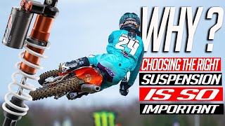 Motocross  Why choosing the right suspension is so important ft WP Simpson Mewse amp More [upl. by Rufe]