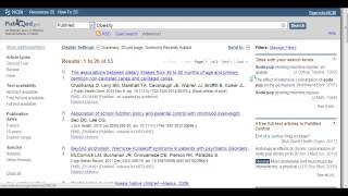 Searching PubMed with Keywords [upl. by Say]