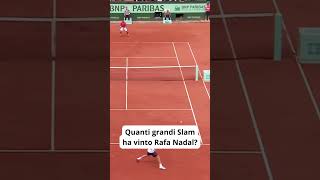 Quanti grandi Slam ha vinto Rafa Nadal nadal tennis slam atp wimbledon garros federer [upl. by Nilerual56]