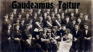 Gaudeamus igitur  German students song  with subtitles [upl. by Neehsas]