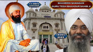 Live Bhai Manpreet Singh Ji Kanpuri From Gurudwara Rakab Ganj Sahib Delhi Evening [upl. by Nyssa674]