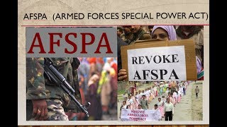 What is AFSPA History of AFSPA in INDIA AFSPA का पुरा इतिहास [upl. by Hamaso900]