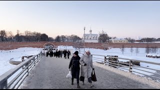 VELIKY NOVGOROD Founded in 859 The First Old Capital of Russia in Winter 2023 [upl. by Galina438]