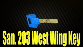 Escape From Tarkov  San 203 West Wing key [upl. by Saraann]