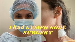 I had LYMPH NODE surgery [upl. by Clifton]