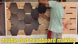 Double bed headboard makingdouble bed saied making [upl. by Hoenack]