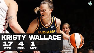 KRISTY WALLACE DROPS 10PTS vs MYSTICS FULL HIGHLIGHTS [upl. by Akimrehs]