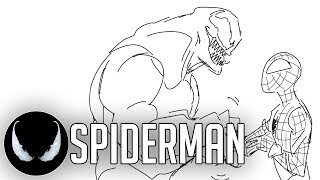 Venom meets SpiderMan  Venom Comic Dub [upl. by Lleinnad]